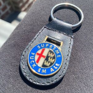 Supreme Fuck Them All keychain